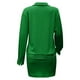 thumbnail image 5 of Cárdigan de cuello vuelto de manga larga de Color sólido a la moda para mujer, vestido informal de un solo pecho, conjunto de dos piezas Wmkox8yi bvn3945, 5 of 6