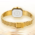 thumbnail image 4 of BERNY Small Gold Watches for Women, Dainty Luxury Diamond Dial, Stainless Steel Bracelet Watch, Fashion Ladies Analog Quartz Watch, Minimalist Waterproof Womens Wristwatch Gifts (Pink), 4 of 16