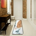 thumbnail image 3 of Dreamtimes Cute Ginger Cat Snow Hallway Runner Rug 2'x6' Kitchen Rug with Rubber Backing Winter Kitten Snowy Non Slip Entryway Rug Runner Washable Soft Area Rug for Hallway Bedroom Kitchen Decor, 3 of 6