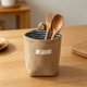 thumbnail image 5 of Cesta de Almacenamiento Colgante de Lino – Bolsa Organizadora Lavable para Montaje En Pared, Ideal para La Organización de La Cocina, El Baño y El Hogar, con Diseño de Doble Capa., 5 of 6