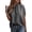 Black Leopard Print, variant on Trendy Summer Women's Leopard Print Stand Collar Casual Blouse