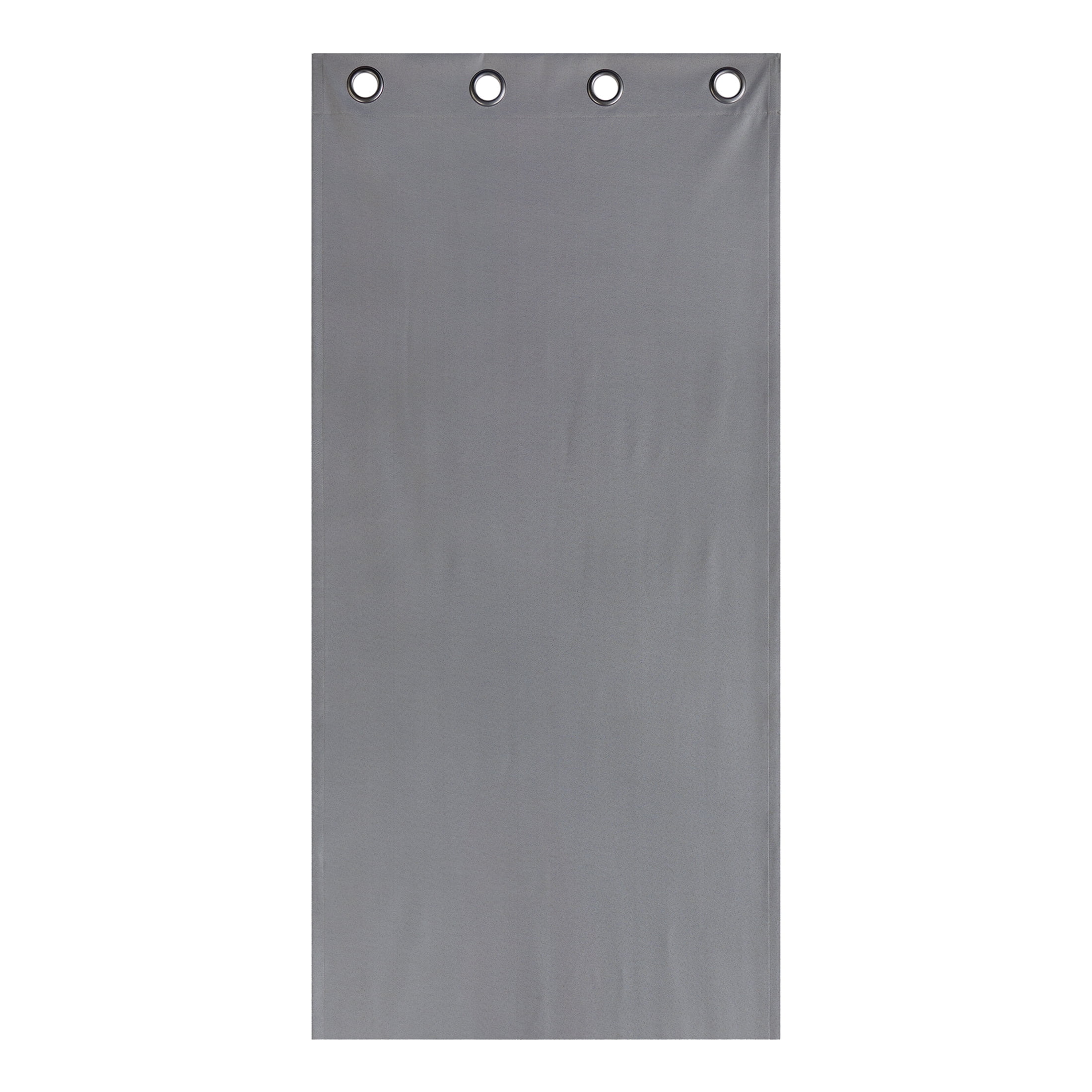 Mainstays Gray Solid Blackout Grommet Single Curtain Panel, 30" W x 63" L