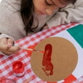 thumbnail image 2 of CHUANK 40 Sheets Chart Paper for Teachers Pad Doilies Child Light Brown, 2 of 8