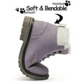 thumbnail image 5 of Mishansha Boys Girls Winter Waterproof Faux Fur Hiker Boots, Sizes 1-13, 5 of 6