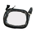 thumbnail image 4 of Bolsa transparente para mujer, ideal para eventos en estadios, para exteriores, tipo bandolera, ideal para compras. Negro, 4 of 9
