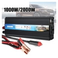 thumbnail image 3 of Modified Sine Wave Inverter 1000W 2000W Power Inverter Car Voltage Converter with USB Charger ,Easy to Operate, 3 of 7