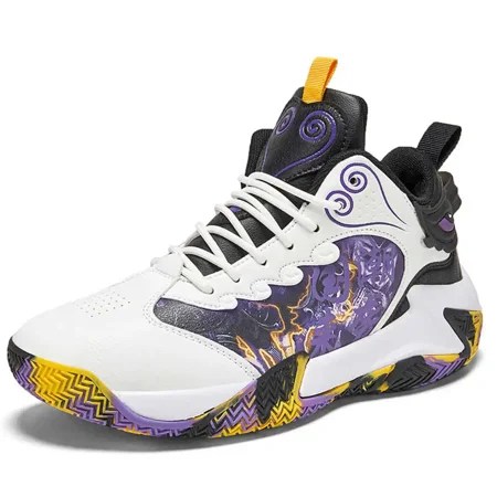 PU Leather Spring Home Shoes Men Basketball Sneakers Size 37 Big Size Men Boots Sport Suppliers Promo Idea Retro (03-A-6369 45) (03-A-6369 45)