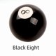 thumbnail image 2 of Cabezal de engranaje de billar negro n.° 8 para modificación de automóvil Cabezal de engranaje de ocho negros con adaptador, 2 of 4