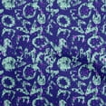 thumbnail image 1 of oneOone Cotton Poplin Twill Indigo Blue Fabric Abstracts Diy Clothing Quilting Fabric Print Fabric By Yard 56 Inch Wide, 1 of 5