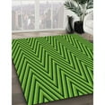 thumbnail image 2 of Ahgly Company Indoor Square Patterned Deep Emerald Green Area Rugs, 4' Square, 2 of 6