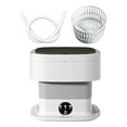 thumbnail image 3 of Comapct Mini Lavadora Ahorro de Agua Conveniente 3 Engranajes Práctica Lavadora Pequeña Plegable para Hotel Dormitorio Personal Camping Apartamento 40W Gris, 3 of 8