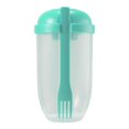 thumbnail image 1 of Vaso portátil para ensalada, desayuno, avena, nueces, yogur, ensalada, con tenedor, 1 of 5