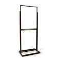 thumbnail image 1 of Econoco BH55-MAB 22 x 28 in. Double Bulletin Sign Holder with Rectangular Tubing Base, Black - Matte, 1 of 1