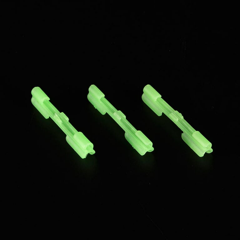 10pcs Fishing Glow Stick Clip Fluorescent Light Sticks Night