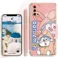 thumbnail image 3 of 6D Lujo Chapado De Dibujos Animados Doraemon Funda Para Teléfono Móvil infinix TECNO CAMON 18 19 Pro NEO POVA 4PRO 2 Pareja INS Pintura A Prueba De Golpes Nuevo Diseño Cuadrado Cubierta Trasera, 3 of 4