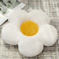 thumbnail image 1 of 1pc 30-75CM Colorful Flower Plush Cushion Toy Soft Cartoon Plant Stuffed Doll Chair Cushion Sofa Pillow Floor Mat Kawaii Giftwhite35cm Deng Xun unisex, 1 of 2