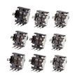 thumbnail image 4 of Uxcell 1k ohm-1M ohm Single Turn Rotary Film Potentiometer Variable Resistors Carbon Black 45pcs, 4 of 4