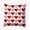 Valentines Red, variant on 20"x20" Simply Daisy Valentines Alternating Hearts Poly Accent Pillow, Teal Qty 1