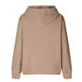 thumbnail image 5 of Breezora Hooded Waffle Knit Sweatshirt for Women Zipper Front Long Sleeve Spliced Casual Jacket L Size Khaki, 5 of 8