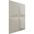 thumbnail image 2 of Ekena Millwork 19 5/8"W x 19 5/8"H Tellson EnduraWall Decorative 3D Wall Panel, UltraCover Satin Blossom White (12-Pack for 32.04 Sq. Ft.), 2 of 6
