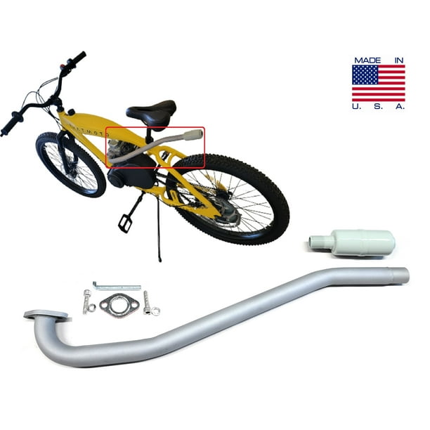 Exhaust Muffler for Phatmoto Rover Motorized bicycle