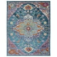 thumbnail image 2 of SAFAVIEH Crystal Debra Southwestern Area Rug, Teal/Rose, 8' x 10', 2 of 9