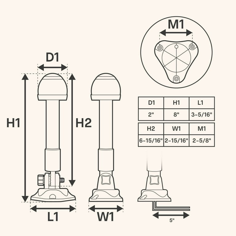 White LED Marine Navigation Anchor All-Round Boat Light [USCG ABYC A-16 3NM] [IP66 Waterproof - Foto 11