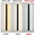 thumbnail image 5 of LED Wall Lamp Outdoor Modern Waterproof IP67 Porch Garden Long Wall Light & Indoor Bedroom Bedside Decoration Lighting Lamp (UL Classified) (Cold Light(6000K), 59INCH), 5 of 11