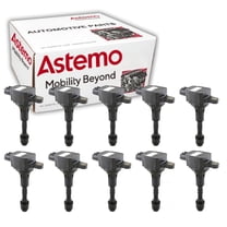 10 pc Hitachi IGC0009 Ignition Coils for 22448-AR200 22448-AR210 22448-AR215 C1412 E962 Spark Plug Wire Boot