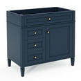 thumbnail image 3 of 36'' Bathroom Vanity without Top Sink, Modern Bathroom Storage Cabinet with 2 Drawers and a Tip-out Drawer, Solid Wood Frame (NOT INCLUDE BASIN SINK; REPLACE WF315154AAC), 3 of 4