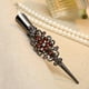 thumbnail image 2 of Pinzas de pelo de cristal de metal para mujer, pinzas de pelo de , marrón Hugo Duckbill Rhinestone Hair Clip, 2 of 7