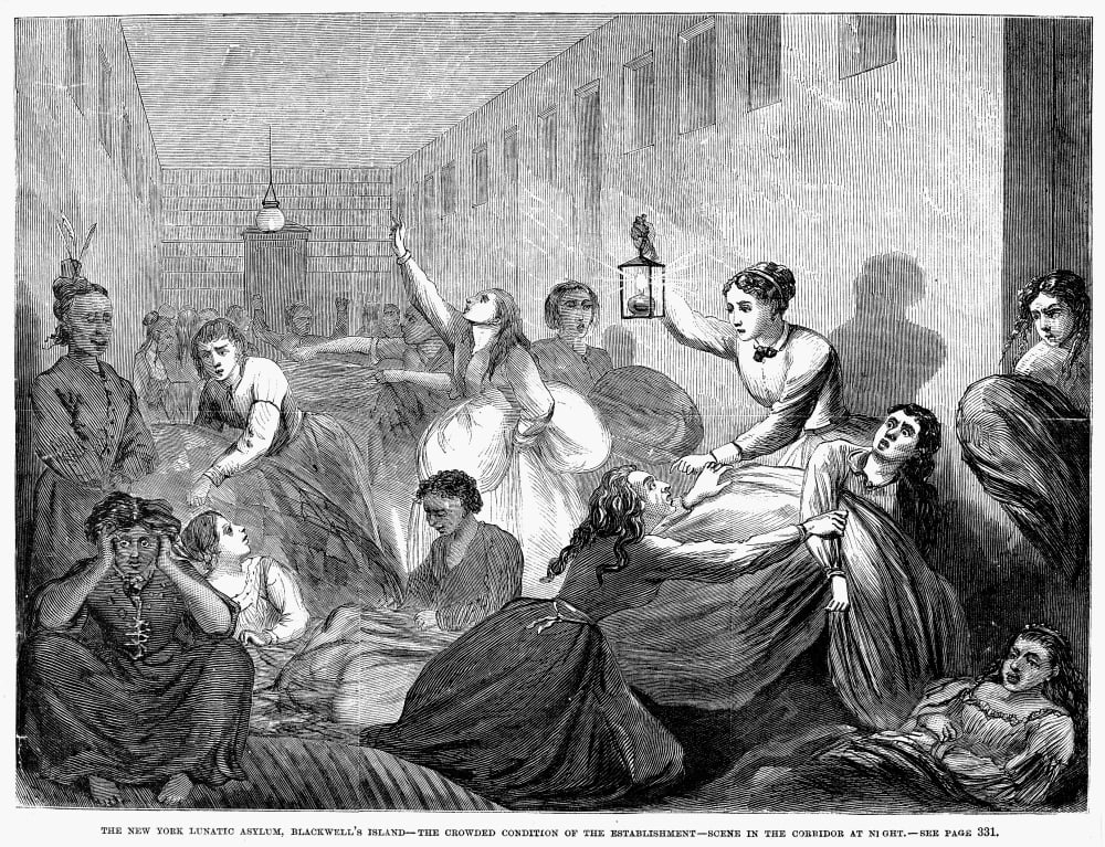 New York Lunatic Asylum. Nnew York Luantic Asylum On Blackwell'S Island