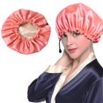 thumbnail image 3 of Sleeping Head Cover Adjustable 3PCS Unisex Shower Cap Hair Loss Hat Sleep Hat, 3 of 10