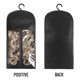 thumbnail image 2 of 6 Piezas Soporte para Extensiones Cabello Almacenamiento Pelucas para Múltiples Soportes para Pelucas Bolsas para Pelucas con Colgador Almacenamiento Extensiones Cabello Negro, 2 of 5