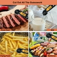 thumbnail image 6 of Flamen Digital Meat Thermometer 2-in-1 Dual Probe with Backlight & Alarm – Meat, Food, Instant Read, 6 of 7