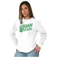 thumbnail image 5 of Vegan Peace Love Hippie Herbivore Long Sleeve TShirt Men Women Brisco Brands X, 5 of 5