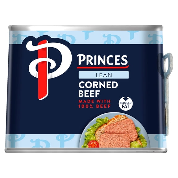 Princes Lean Corned Beef Reduced Fat 200G, Imported from Britain