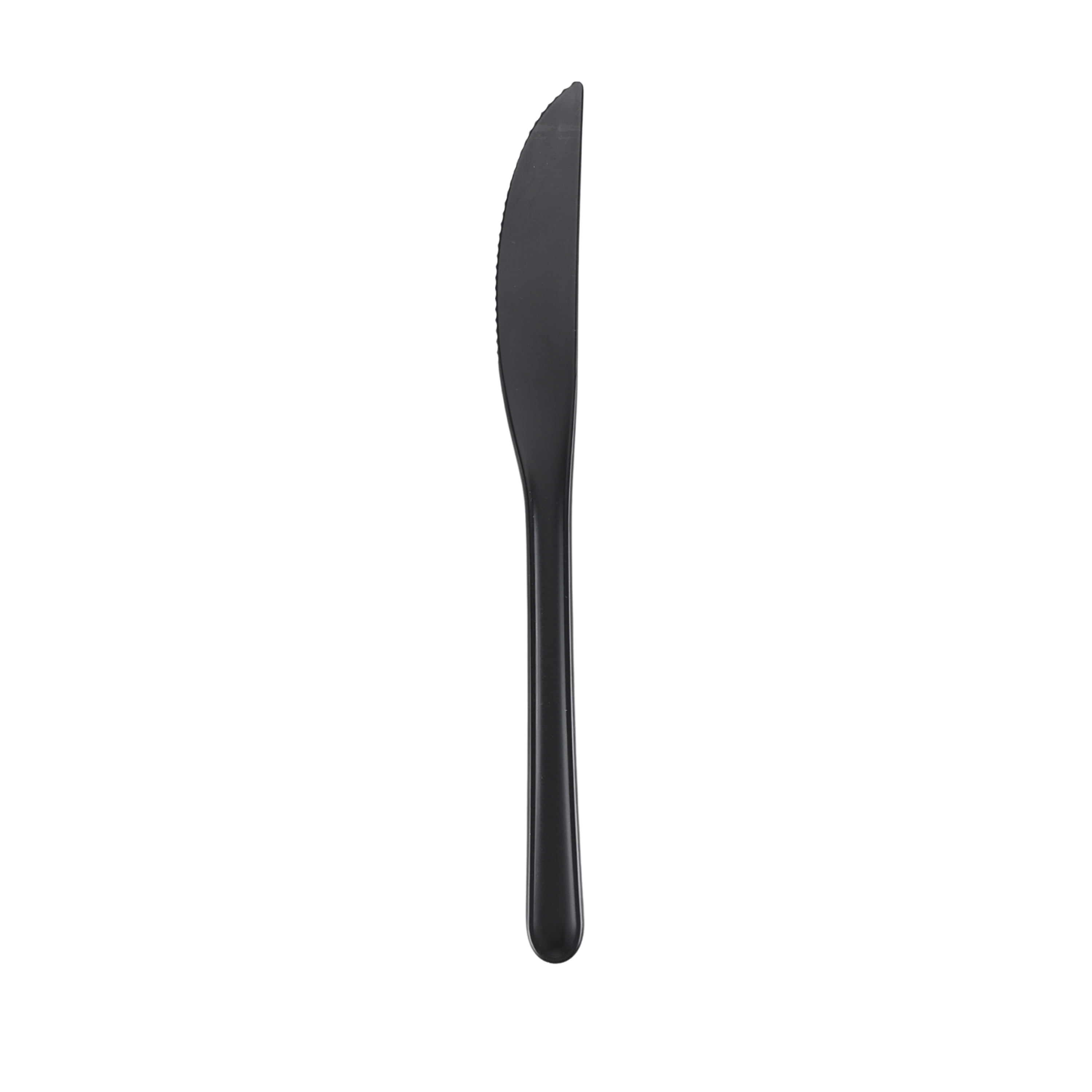 Mainstays - Black Eco-Friendly Recycled Plastic 3-Piece Flatware Set