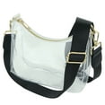 thumbnail image 3 of Hello Hobby Clear Crossbody Handbag with Gold Zipper and Adjustable Strap, 3 of 6