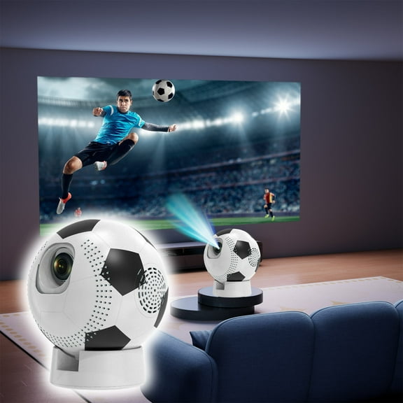 YUNAFFT Portable Football - Shaped Projector With Stable Performance And High - Definition 4K Resolution