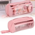 thumbnail image 2 of Pencil Pouch Pen Gear, Tyeign Cloth Pencil Case Multi Layer Capacity Pencil Case Transparent Visual Pencil Case Multi Purpose Pencil Case Pencil Pouch for Binder Cute Pencil Case Pencil Case Big, 2 of 9