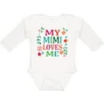 thumbnail image 3 of Inktastic My Mimi Loves Me Girls Girls Long Sleeve Baby Bodysuit, 3 of 5