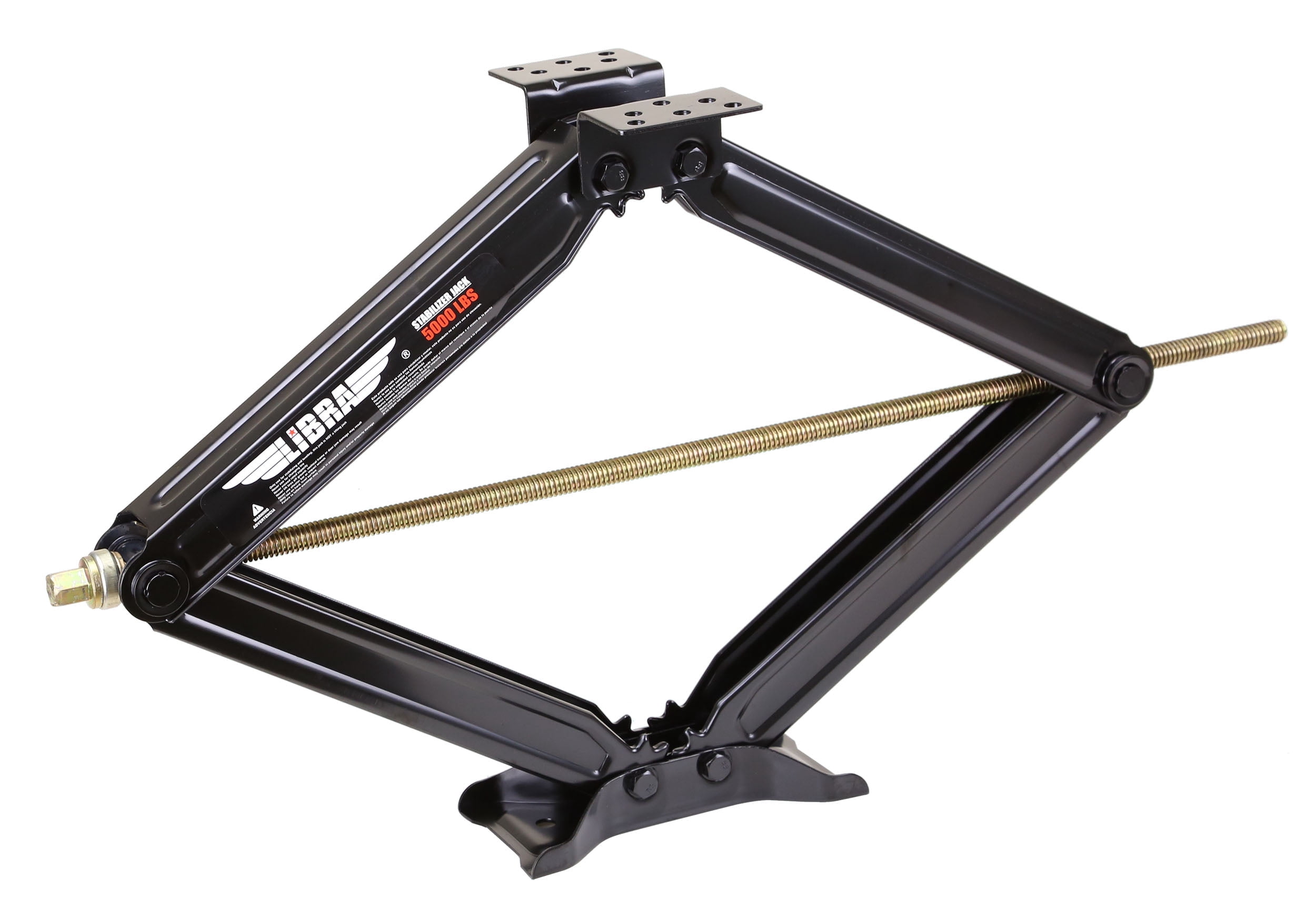 LIBRA Premium 30" 5000 lb RV Trailer Stabilizer Leveling Scissor Jack