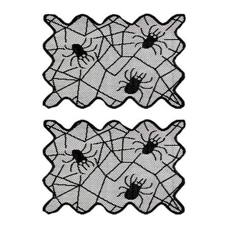 

Halloween Lace Mesh Placemats Family Table Placemats Halloween Placemats Tablecloths