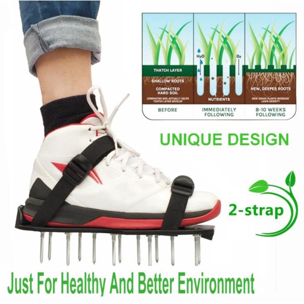 cheefull Lawn Aerator Shoes for Grass PreAssembled Grass Aerator