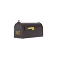 thumbnail image 5 of Special Lite Products SCB1015FNBR-SPK710-BLK-LB998 Berkshire Curbside Front Numbers, Locking Insert and Springfield Mailbox Post - Black, 5 of 5