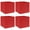 Red, variant on vidaXL Storage Box Decorative Foldable Storage Chest Organizer Pack Box Fabric