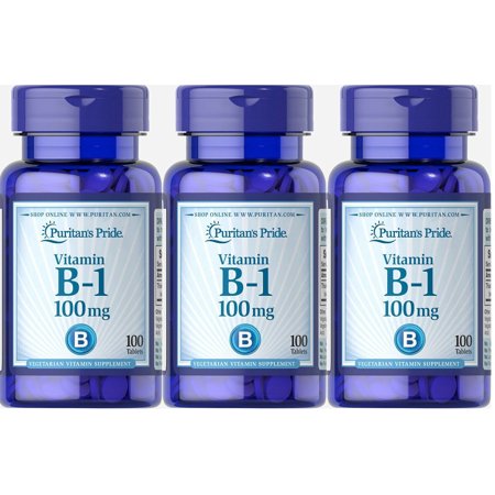 Puritan s Pride Vitamin B-1 100 mg (3-PACK)