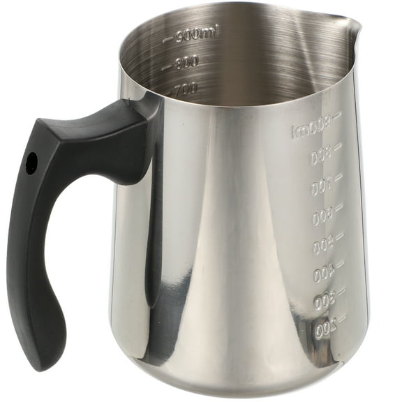 Large Capacity Frothing Cup Stainless Steel Milk Pitcher Daily Use Frothing Pitcher