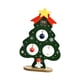 thumbnail image 4 of Árbol de Navidad de escritorio con adornos de bolas, adorno para árbol de festival, 13,7 cm Verde, 4 of 9